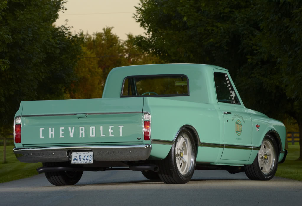 Holley's 1967 Chevy C10 shop truck with a LS3 V8 swap
