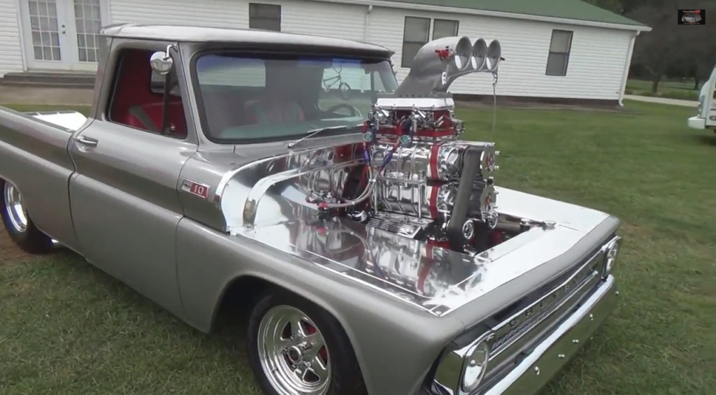 Bradley Gray's twin-supercharged C10 truck