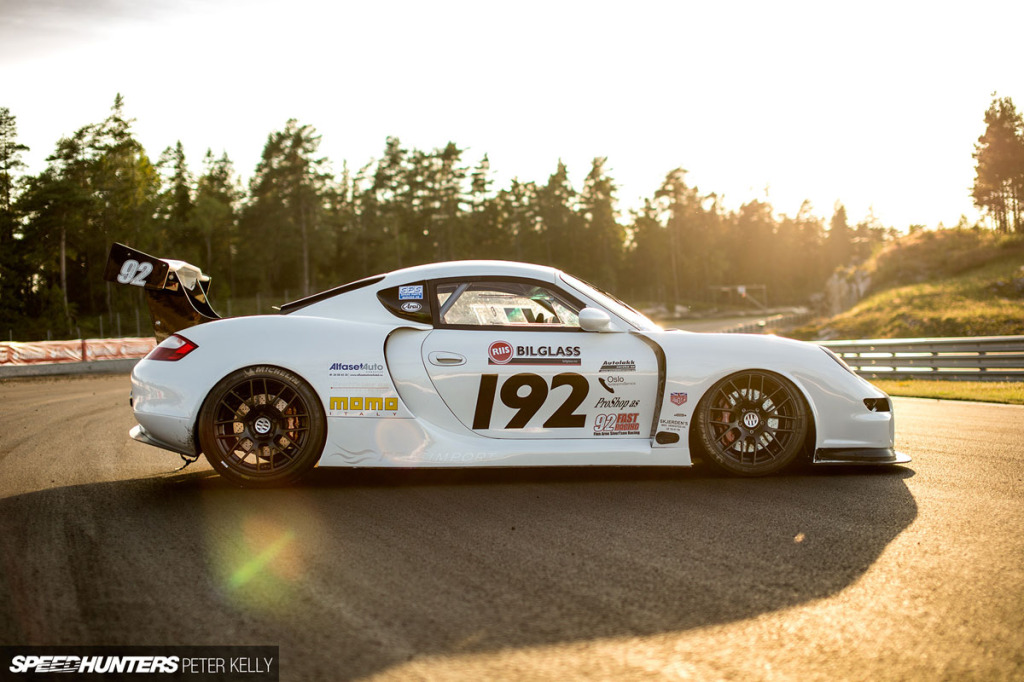 Finn Arne Sivertsen's highly customized 1998 Porsche Boxster with twin-turbo M28.41 V8