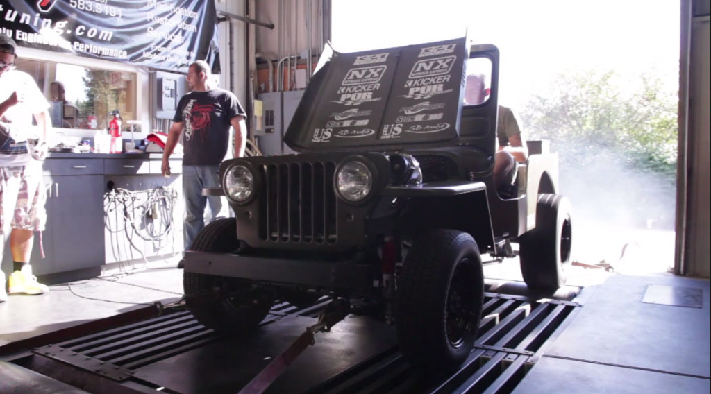 1952 Willys Jeep with supercharged and nitrous 4.8L Vortec V8