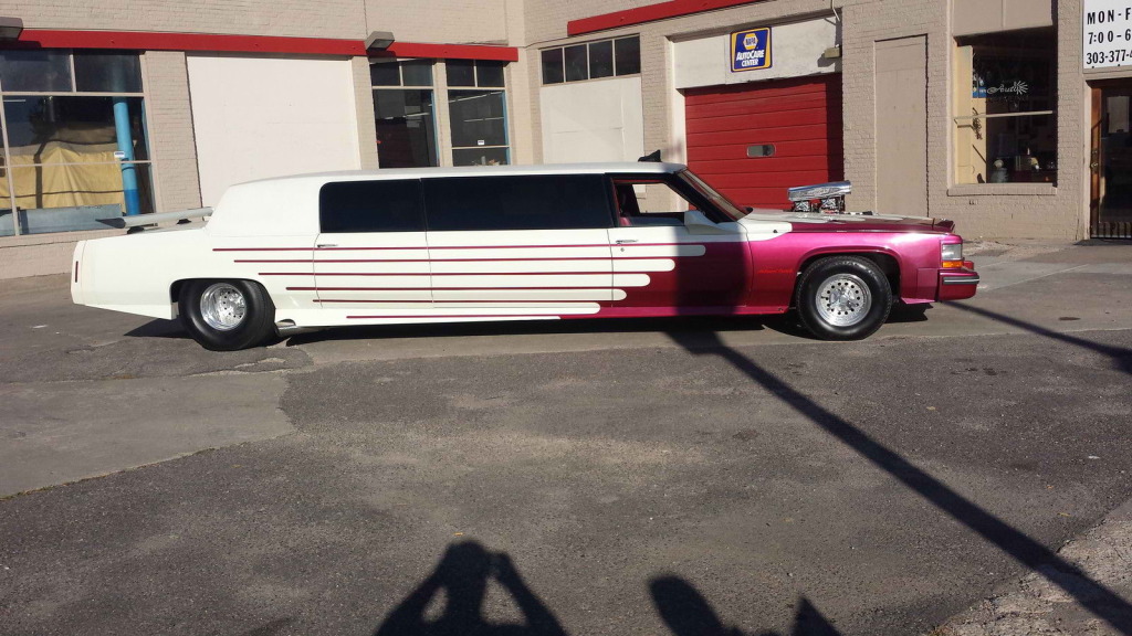 1981 Cadillac Limo with supercharged Chevy 454