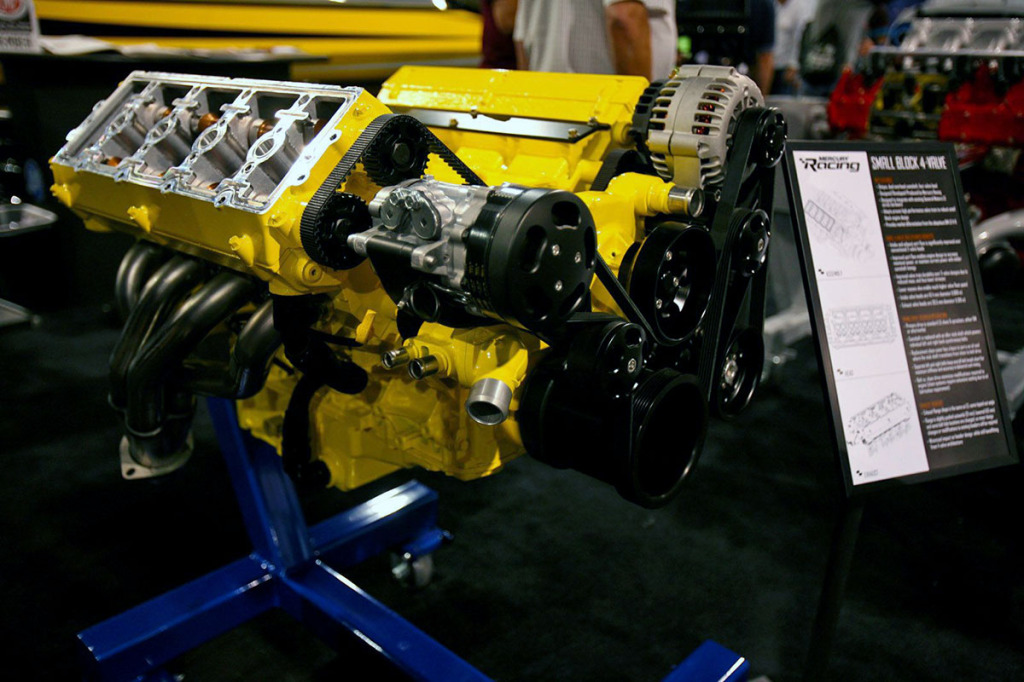 Mercury Racing's four-valve DOHC LSx based small block V8