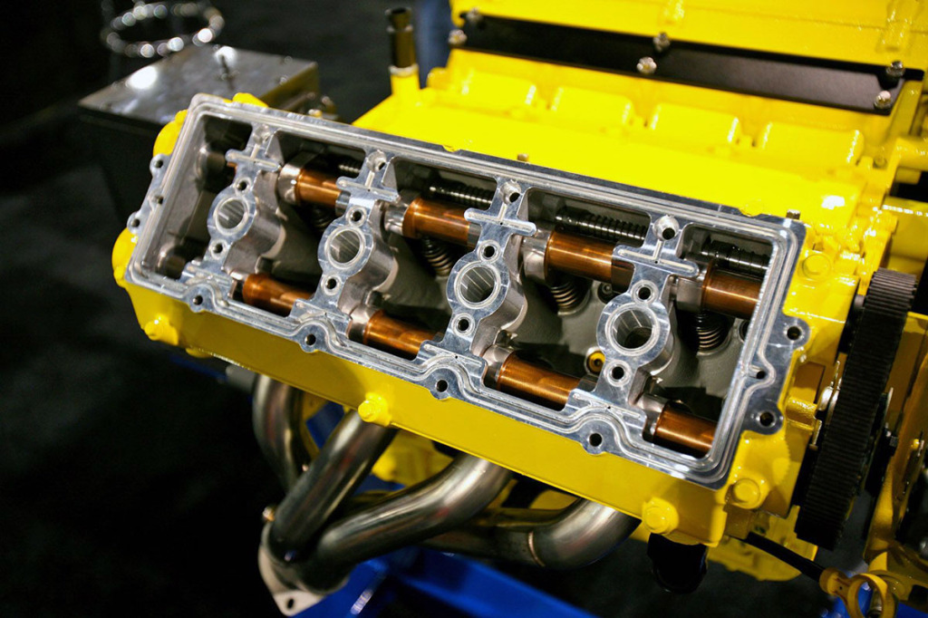 Mercury Racing's four-valve DOHC LSx based small block V8