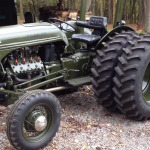 1951 Ford Tractor With A 8BA Flathead V8