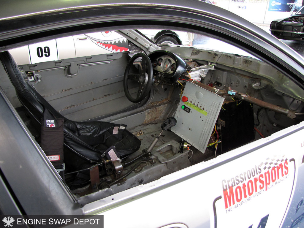 Wreck Racing's Honda Insight with a Subaru Flat-six