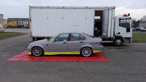 Dan Racing BMW E36 with a turbo 1UZ-FE V8
