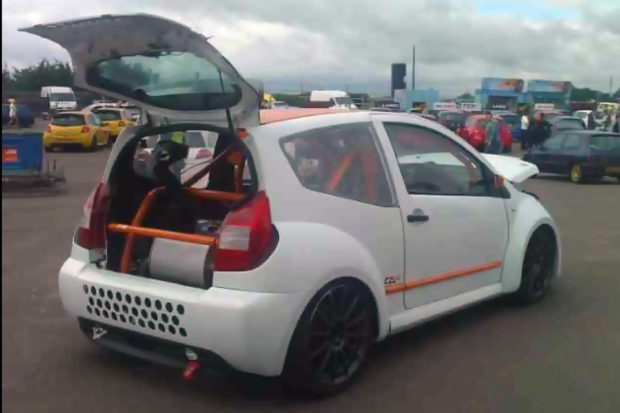 Citroen C2 with Twin Peugeot 2.9 L V6 engines