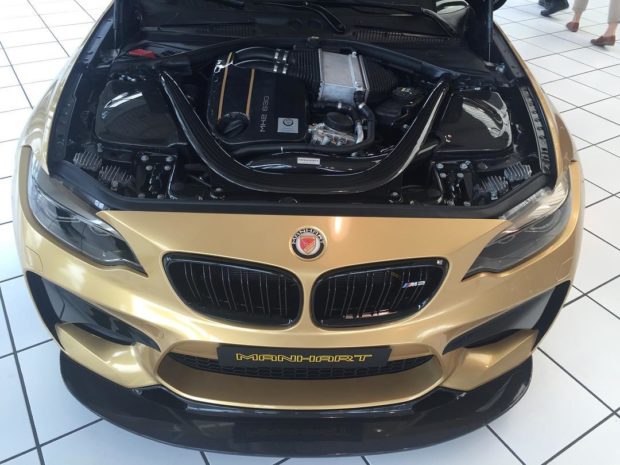 Manhart MH2 630 BMW M2 with a 630 HP S55 inline-six