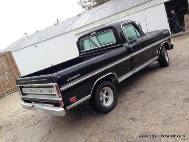 1969 Ford F-100 with a 2002 Ford Lightning chassis and powertrain