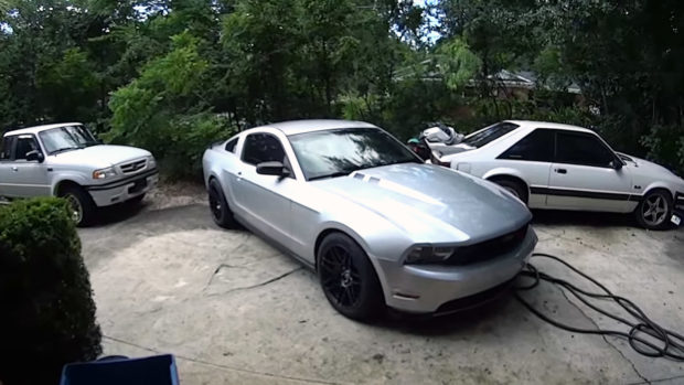 2012 Mustang with a twin-turbo 3.5 L EcoBoost V6 - First Start