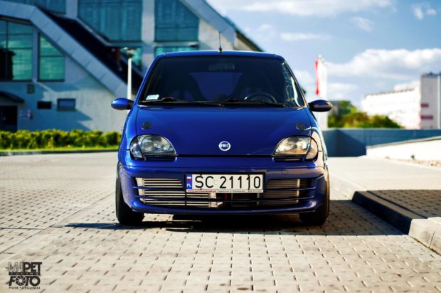 Fiat Seicento with a turbo 1.4 L T-Jet Abarth 500 engine