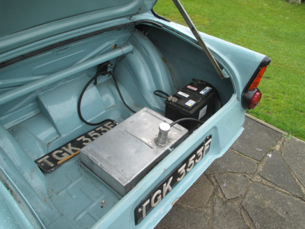 1967 Ford Anglia with a Vauxhall 2.0 L 20XE inline-four