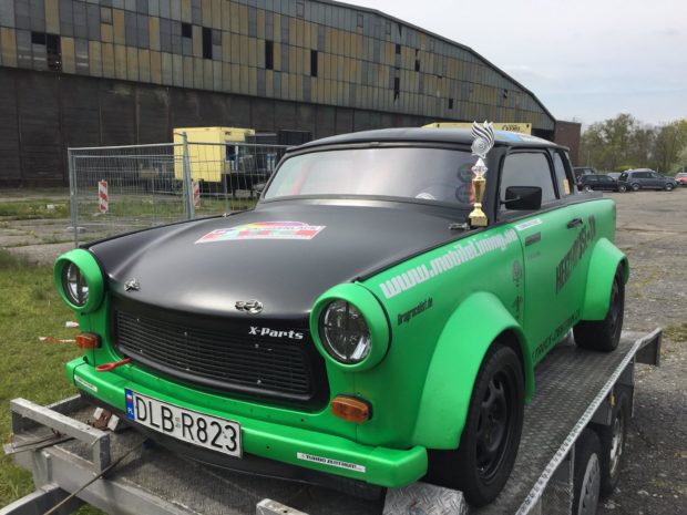 Trabant 601 with a VW 1.9 L turbo diesel inline-four