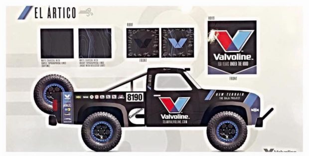 Valvoline Baja 1000 Dodge Truck with a 5.9 L Cummins ISB