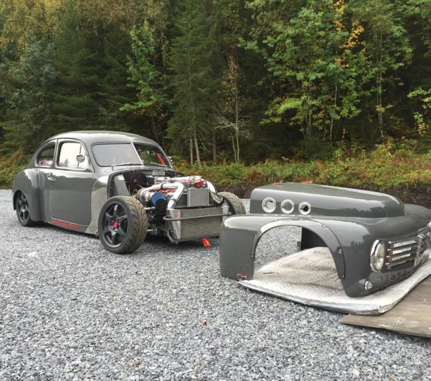 1953 Volvo PV444 with a 2JZ-GTE