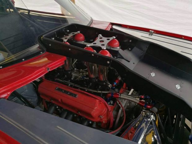 Bruce Gowans Toyota Celica Sports Sedan with a Repco V8