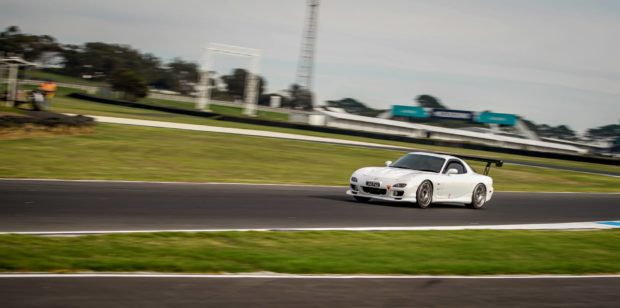 Mazda RX-7 with a Turbo K20