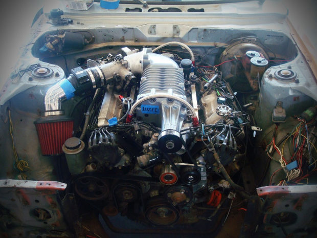 Project Fury 1977 Celica with a supercharged 1UZ  V8