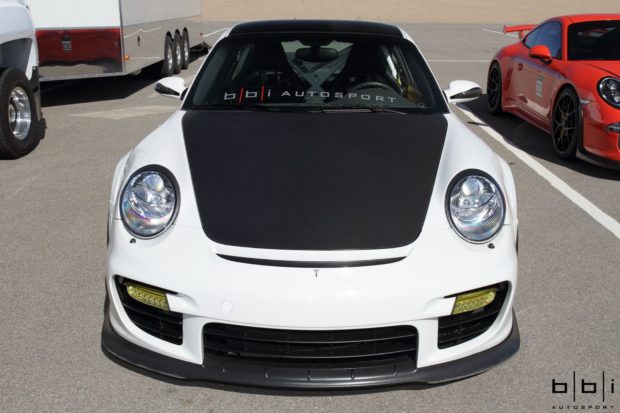 Porsche 997 with a twin-turbo GT3 flat-six