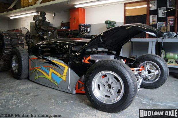 VW Beetle with a GSX-R1000 Motorcycle Inline-Four