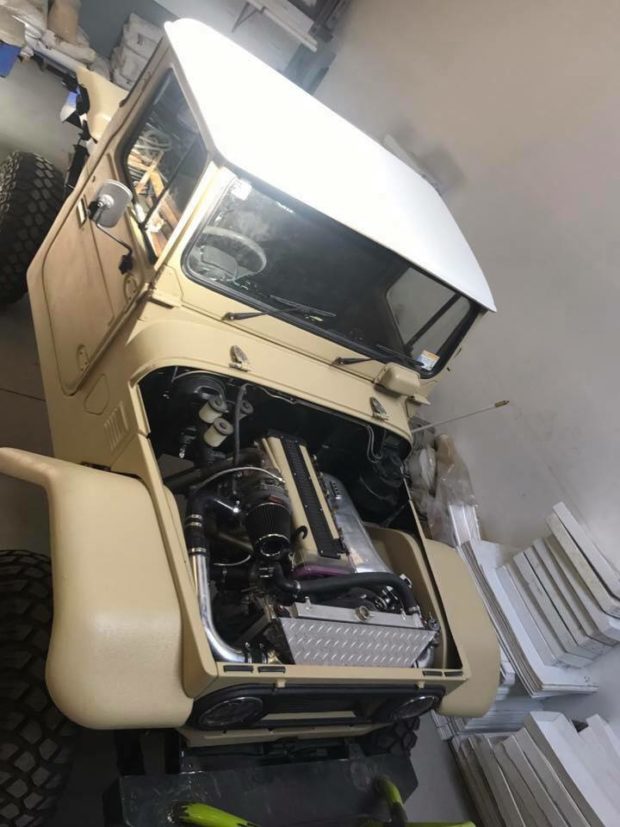 1978 Land Cruiser with a turbo 1JZ inline-six