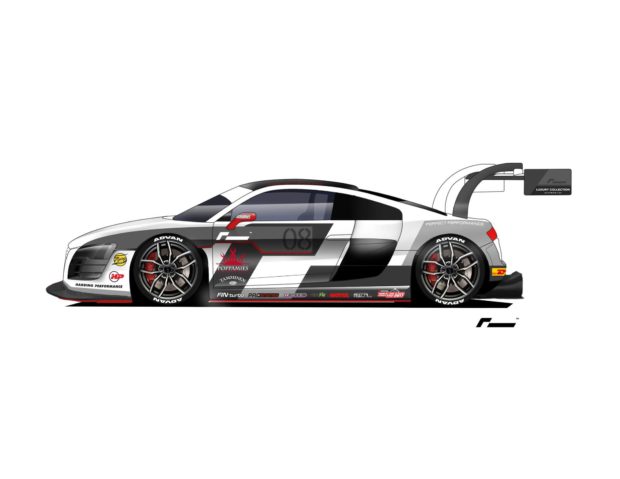 Audi R8 with a twin-turbo V10