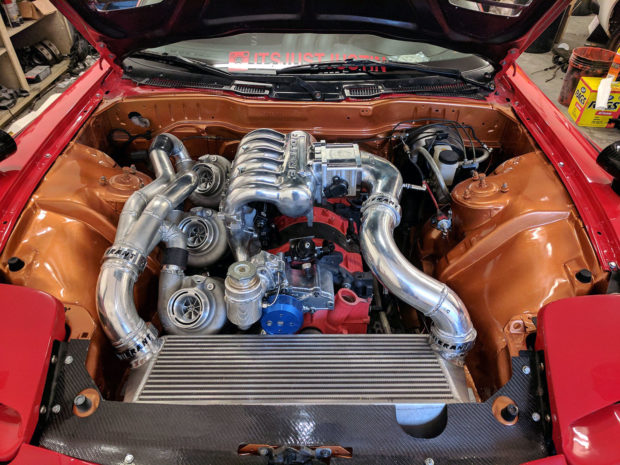Mazda RX-7 with triple-turbo 20B rotary