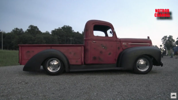 1946 Ford Truck on S10 chassis with a Chevy V6