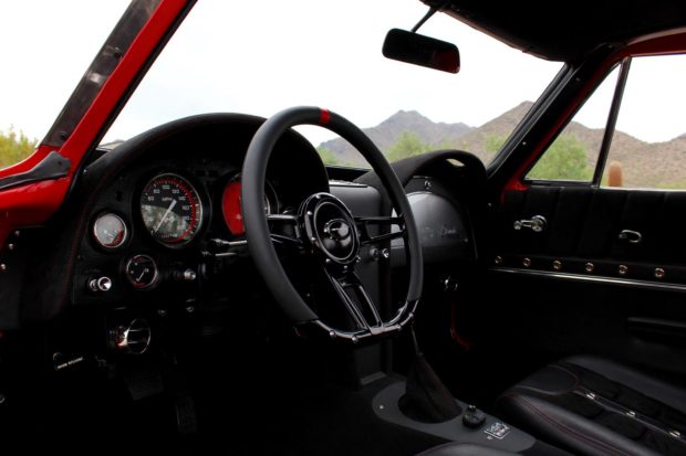 interior of a 1963 Corvette with a Supercharged LT1 V8