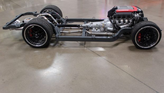 Roadster Shop Fast Track chassis with a supercharged LT1 V8 for a 1963 Corvette