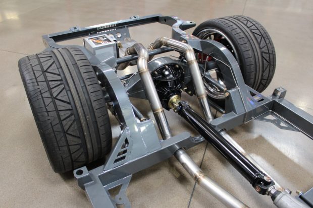 Roadster Shop Fast Track chassis with a supercharged LT1 V8 for a 1963 Corvette