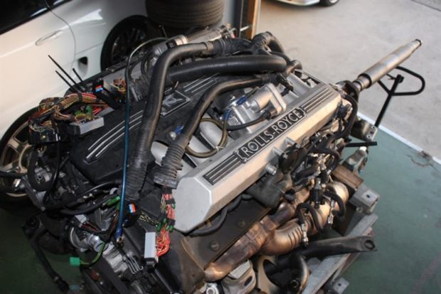 Rolls-Royce Phantom with a turbo and supercharged 2JZ inline-six