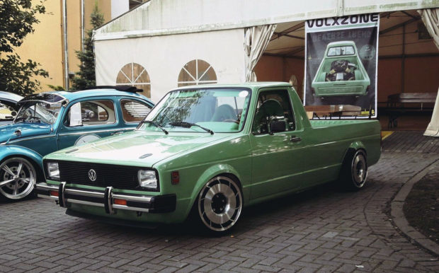 VW Caddy with a mid-engine Audi V8