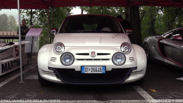 Fiat 500 with an Alfa Romeo 4C Inline-Four