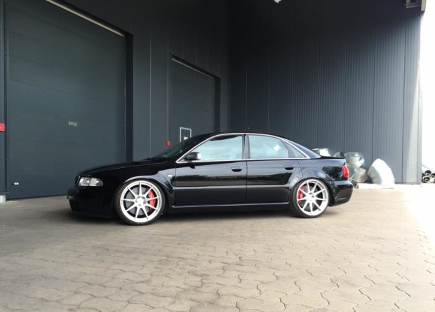 Audi S4 with a twin-turbo RS4 V