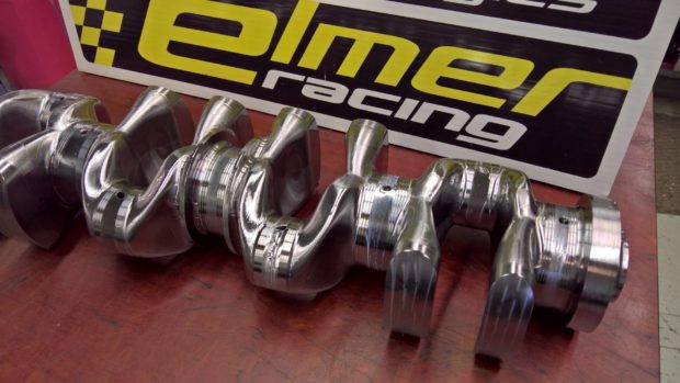 Elmer Racing Thor 4.0 L inline-four crank