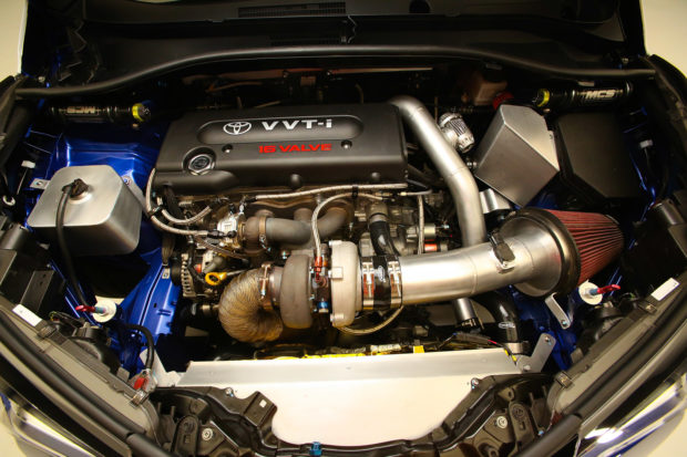 Toyota C-HR R-Tuned with a turbo 2AZ inline-four