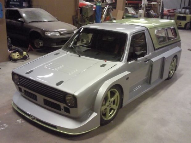 1988 Volkswagen Caddy with a Volvo turbo inline-five