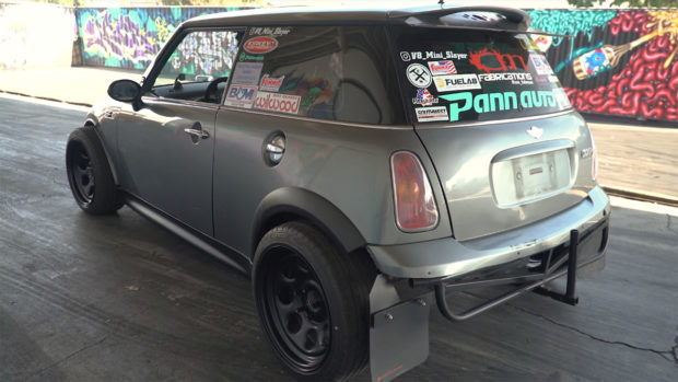 2004 Mini Cooper S with a Turbo Chevy V8