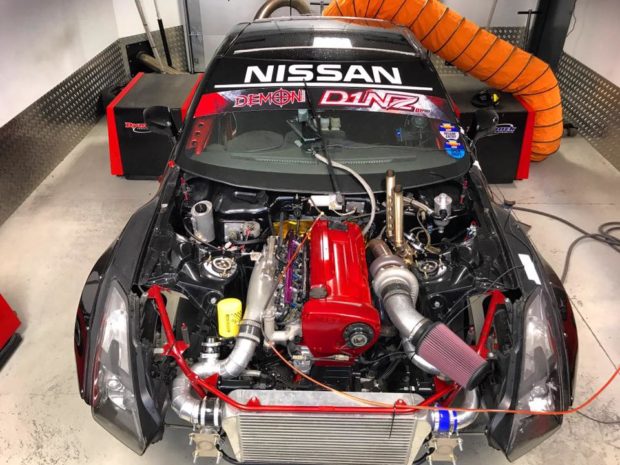 Nissan R35 with a turbo RB34 inline-six