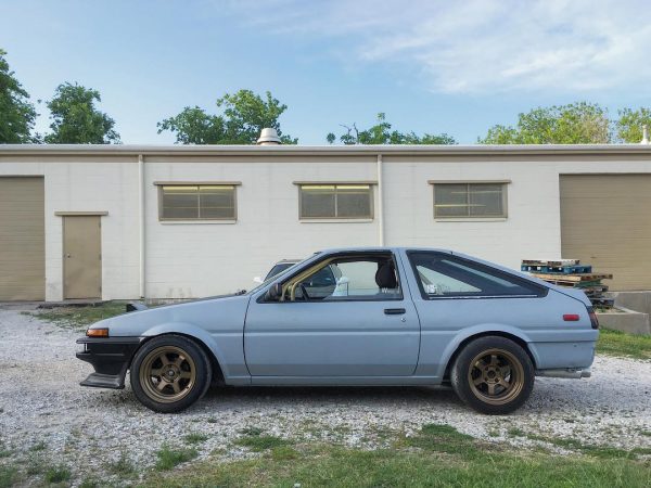 Toyota AE86 with a F20C inline-four