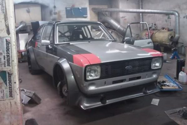 Ford Escort with a Turbo Audi Inline-Five