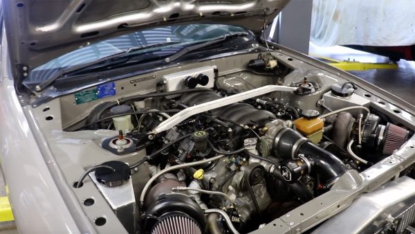Nissan R32 with a Twin-Turbo LS1 V8