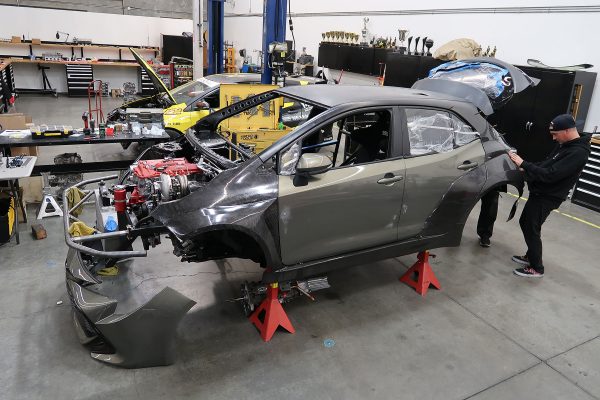 2019 Corolla with a turbo 2AR inline-four and RWD drivetrain