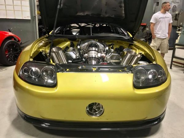 Toyota Supra with a Turbo Hemi V8
