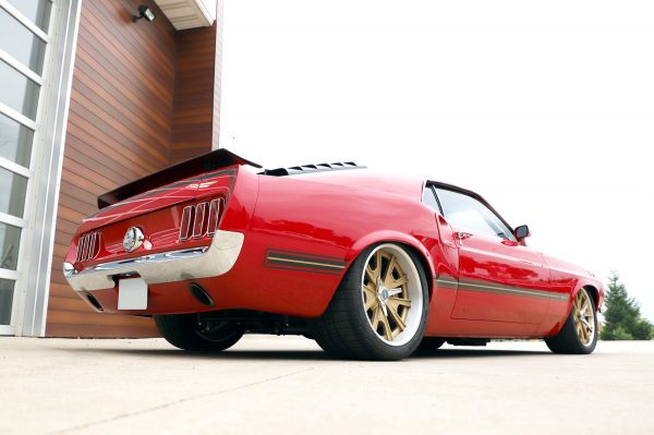 1969 Mustang with a supercharged 5.8 L Trinity V8