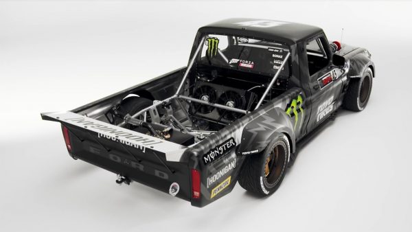 Hoonitruck 1977 Ford F150 with a twin-turbo EcoBoost V6