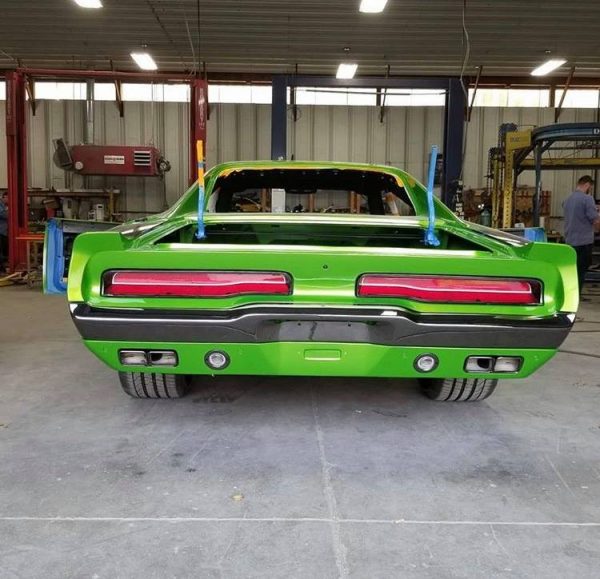 1969 Charger with a 2016 Hellcat chassis and V8