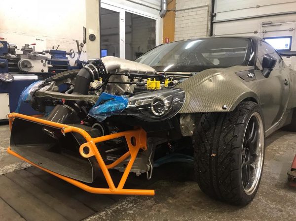 HGK Racing carbon Toyota 86 with a LSx V8