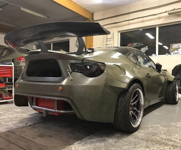HGK Racing carbon Toyota 86 with a LSx V8